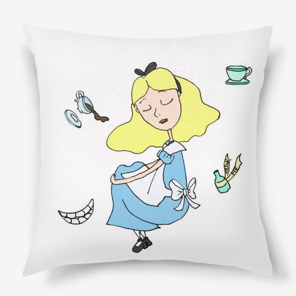 Подушка «Алиса в стране чудес»