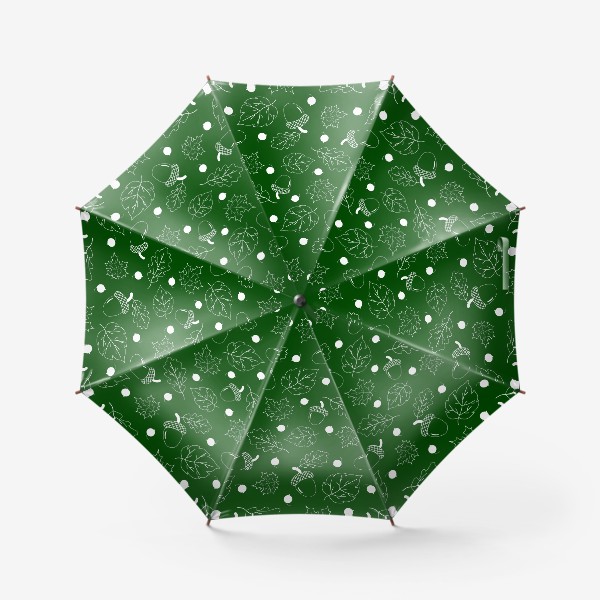 Зонт «Листья и желуди»