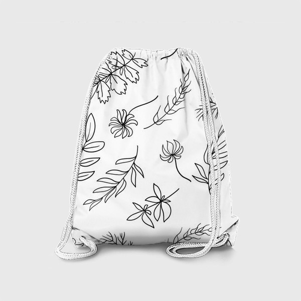 Рюкзак «Растительный узор, орнамент, паттерн»