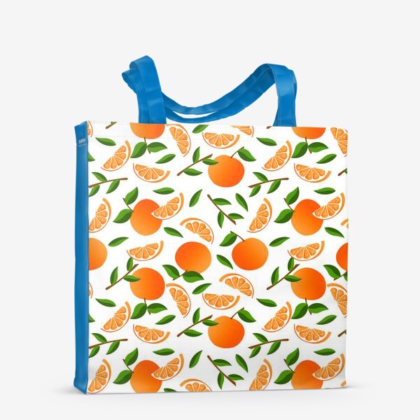 Сумка-шоппер &laquo;апельсины или мандарины&raquo;
