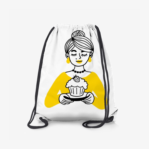 Рюкзак «Девушка с кексом»