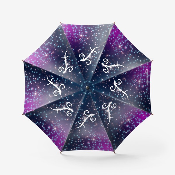 Зонт «СТРЕЛЕЦ. Космические знаки зодиака.»