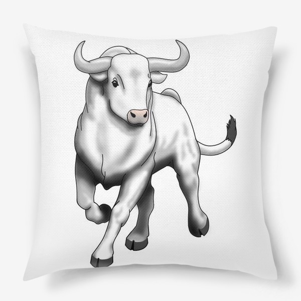 Подушка «Белый бык»