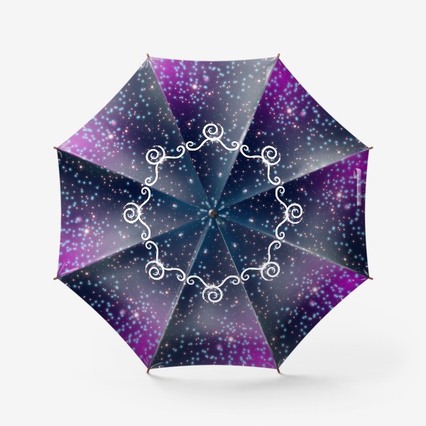Зонт «ТЕЛЕЦ. Космические знаки зодиака.»