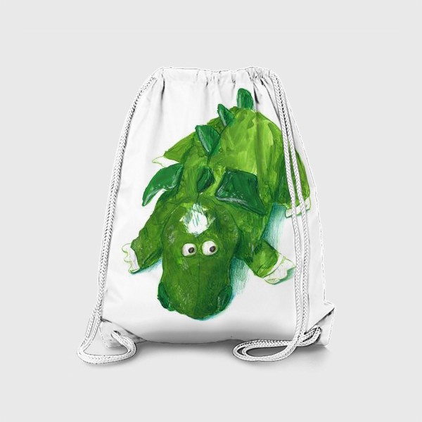 Рюкзак «милый плюшевый дракончик, зеленый дракон»
