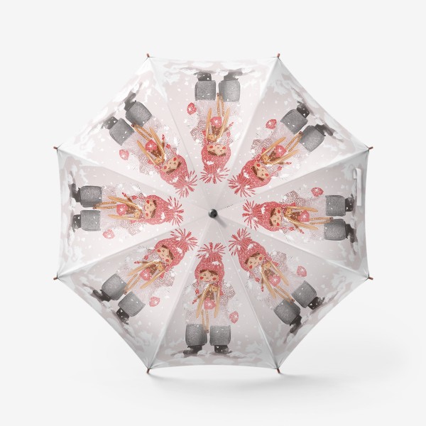 Зонт «Зимняя прогулка»