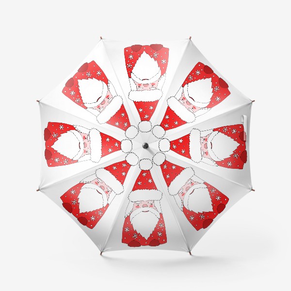 Зонт «Зимний гном»