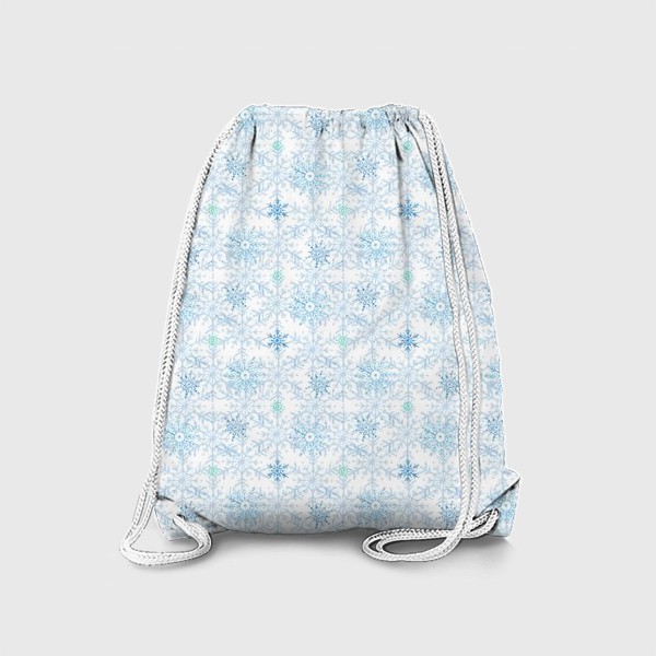 Рюкзак «Голубые снежинки»
