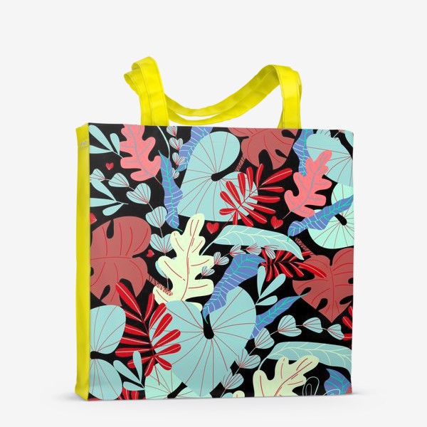 Сумка-шоппер «тропические листья»