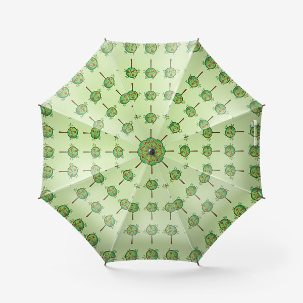 Зонт «Яблочный сад»