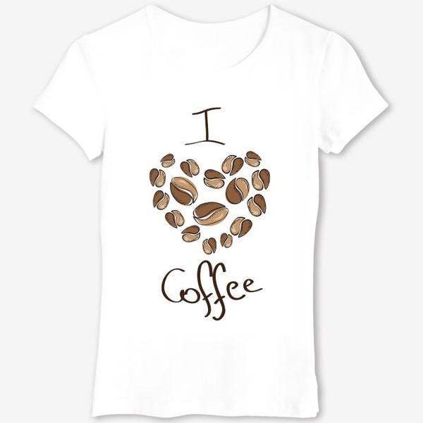 Футболка «I love coffee»