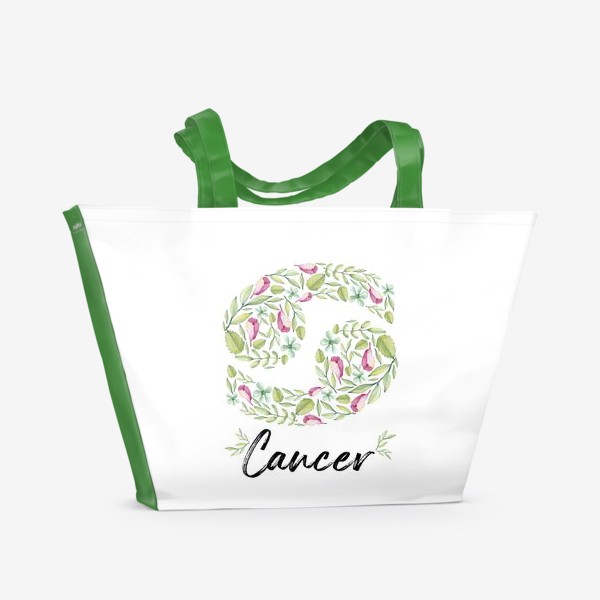 Пляжная сумка «Знак зодиака Рак»