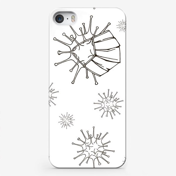 Чехол iPhone «Коронавирус COVID-19»