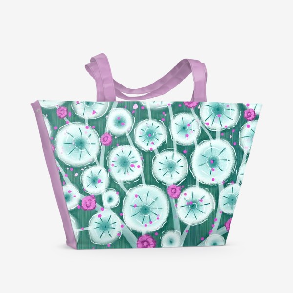 Пляжная сумка «Зимнее цветение»