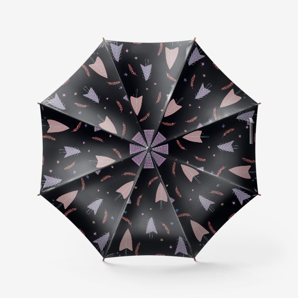 Зонт «новогодние ёлки»