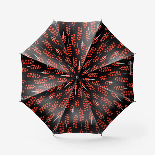 Зонт «веточки акварель»