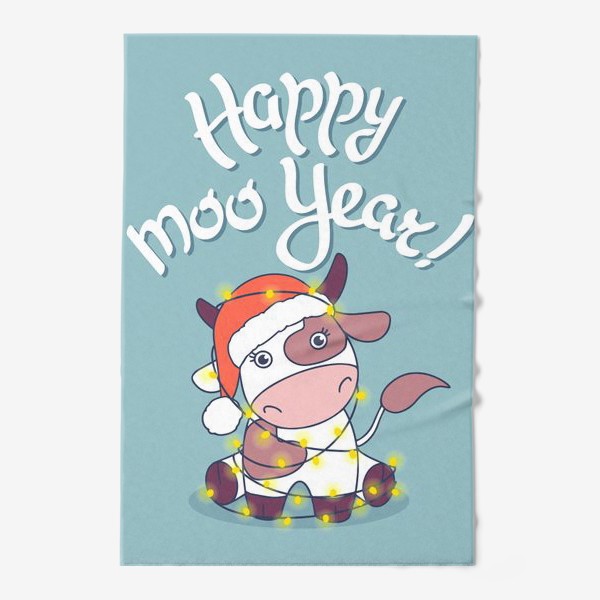 Полотенце «happy moo year»