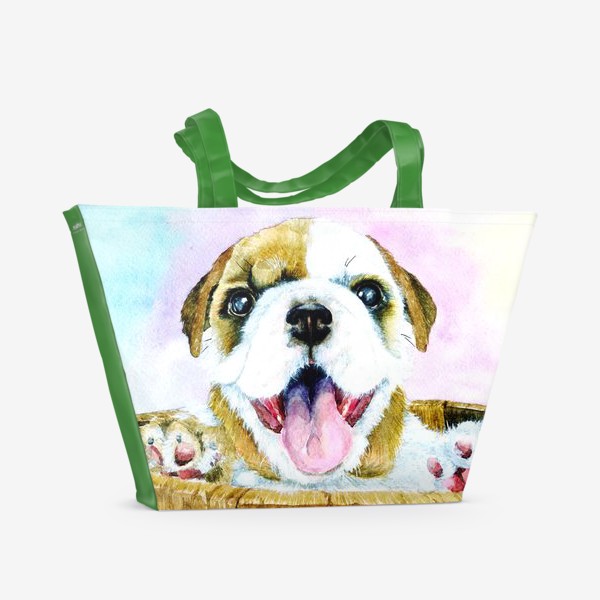 Пляжная сумка «Пёсик»