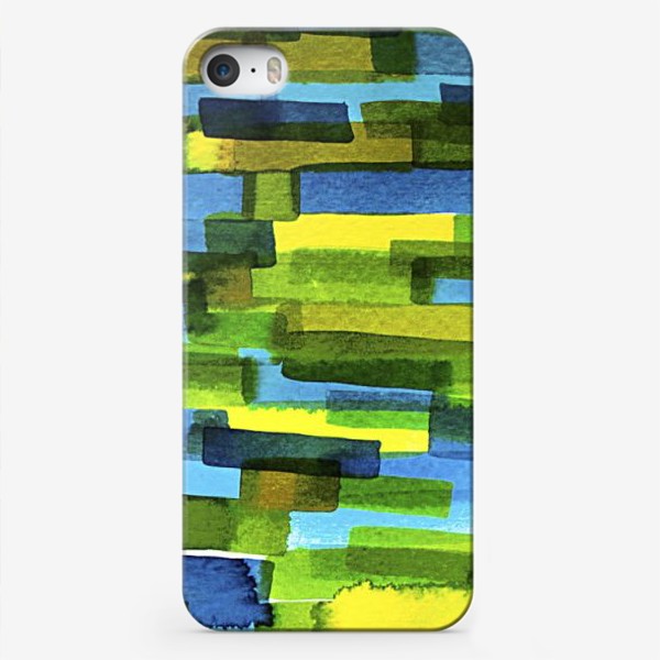 Чехол iPhone «Зеленая геометрия»