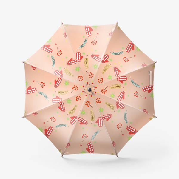 Зонт «детские  варежки»