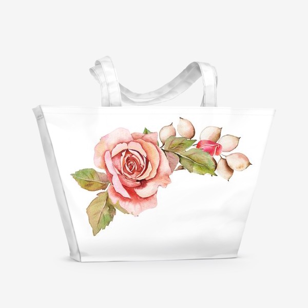 Пляжная сумка «розы композиция»