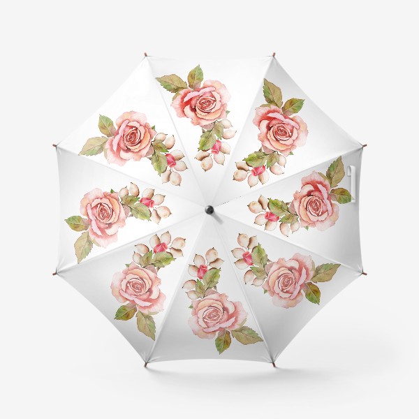 Зонт «розы композиция»