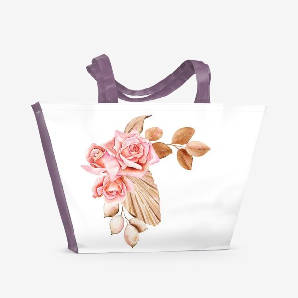 Пляжная сумка «розы бохо»