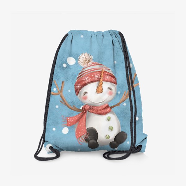 Рюкзак «Новый год и Рождество, Снеговик»