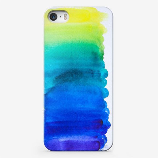 Чехол iPhone «Выкраска - лазурь»