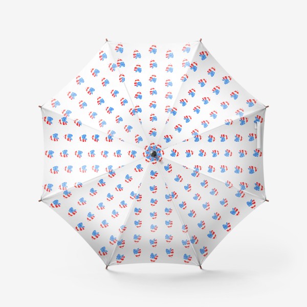 Зонт «Акварельное Американское сердце»