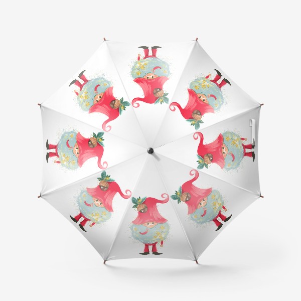Зонт «Гном влюбленный »