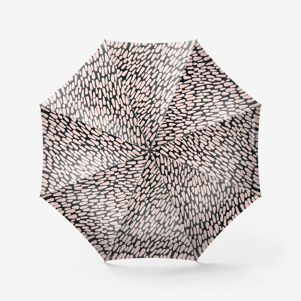 Зонт «Розовые пятна на черном»