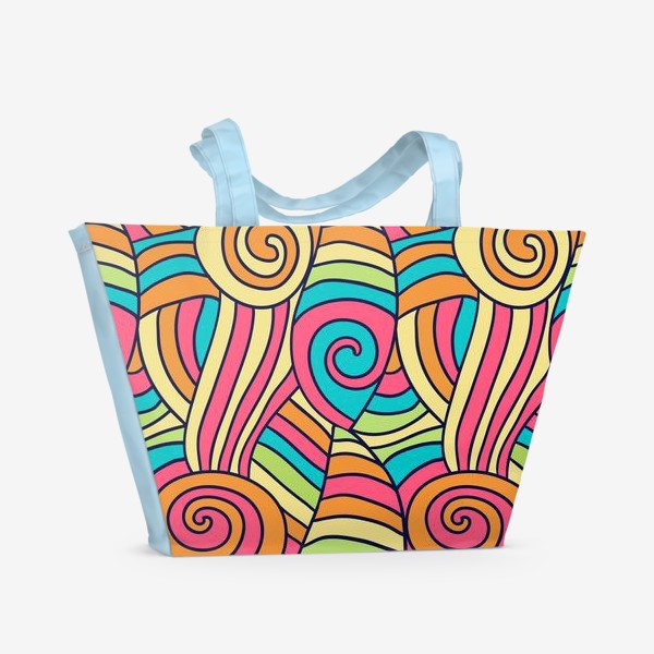 Пляжная сумка «Конфетное море»