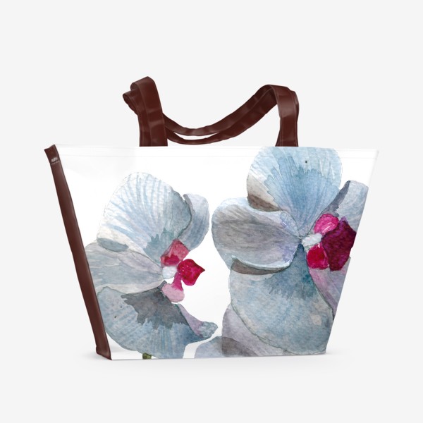 Пляжная сумка &laquo;цветы орхидеи&raquo;
