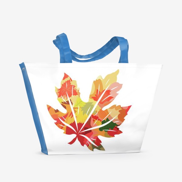 Пляжная сумка «Кленовый лист»