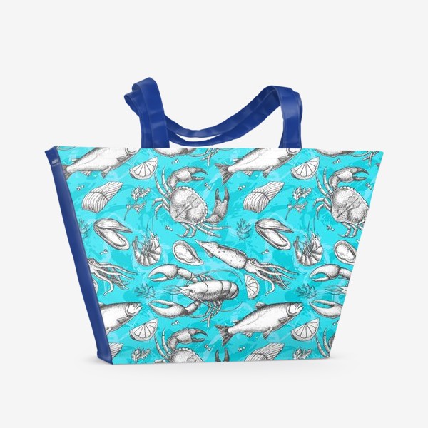 Пляжная сумка «Морские вкусности»