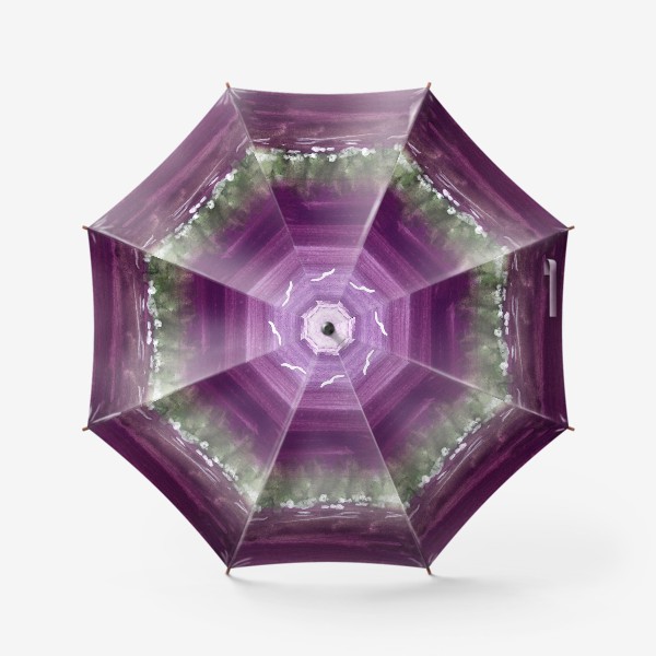Зонт «Фиолетовый пейзаж.»