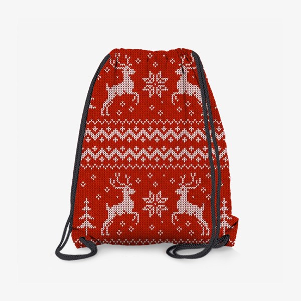 Рюкзак «Свитер с оленями»
