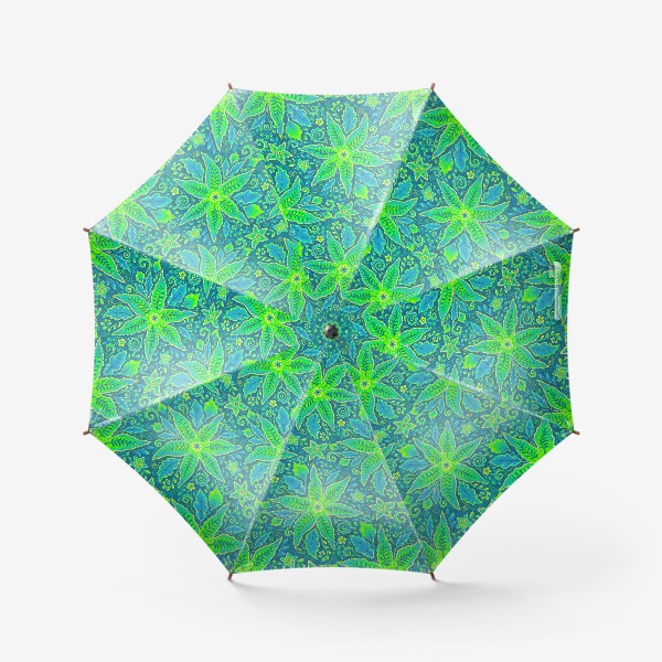 Зонт «Бали батик (зеленый)»