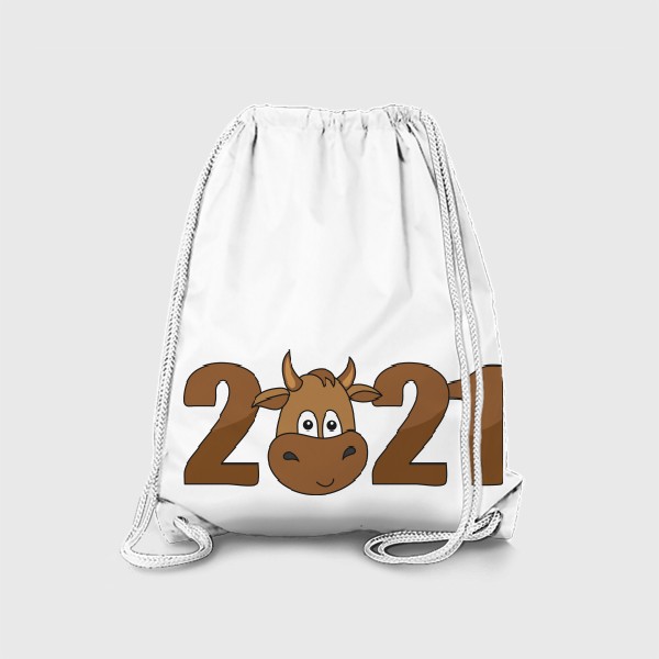 Рюкзак «2021 Принт с быком»