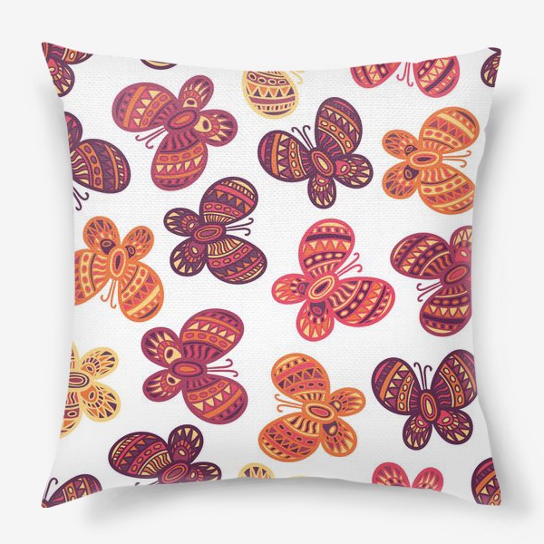 Подушка «Цветные бабочки»