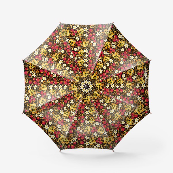 Зонт «Золотая хохлома»