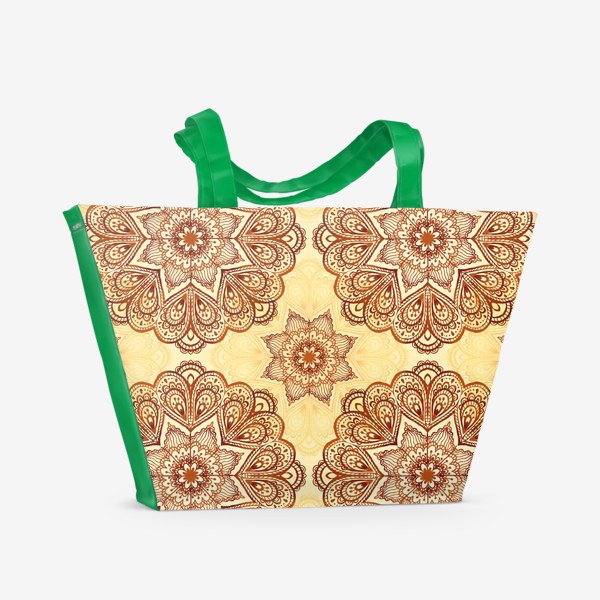 Пляжная сумка «Мандала мехенди»