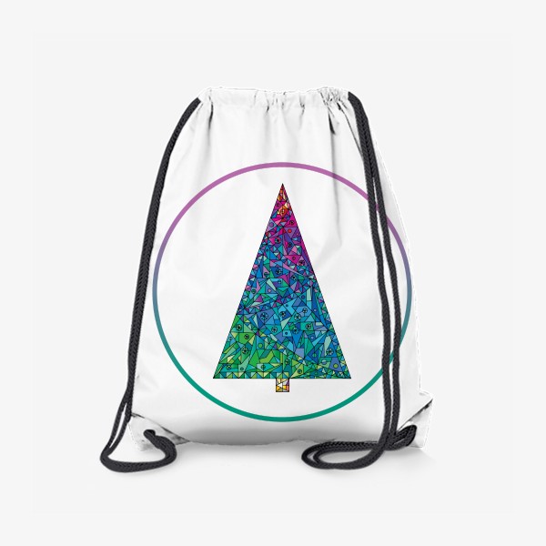 Рюкзак «Новогодняя елка кристалл»
