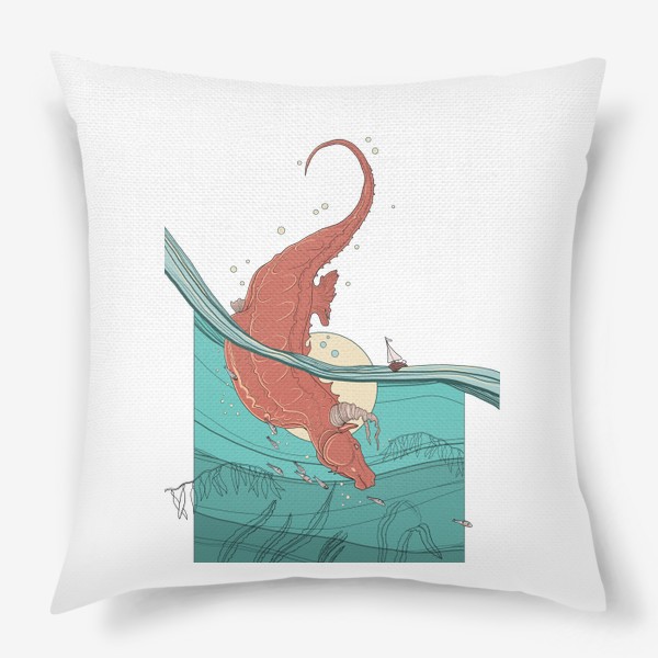 Подушка «seahorse_print»