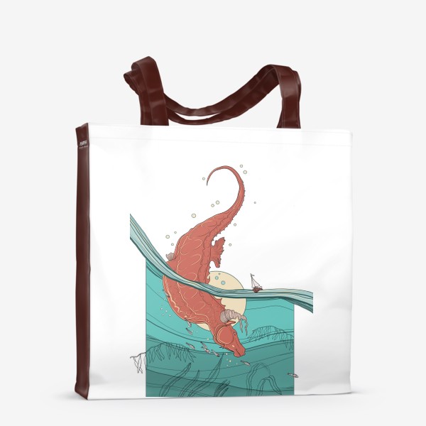 Сумка-шоппер «seahorse_print»