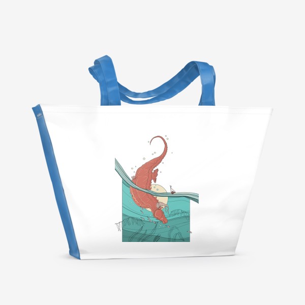 Пляжная сумка «seahorse_print»