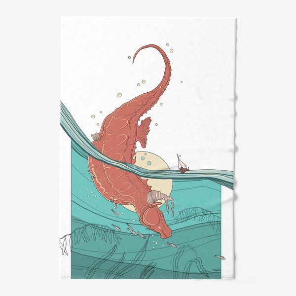 Полотенце «seahorse_print»