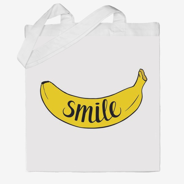 Сумка хб «Smile - банан»