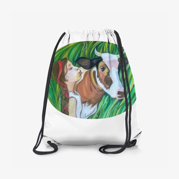Рюкзак «Девочка с коровкой 2021»